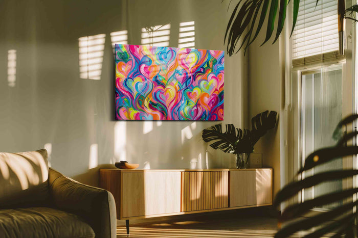 Whirlwind of Vibrant Hearts