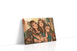 Bohemian Sisterhood Serenade boho canvas print, gallery-wrapped, ready to hang