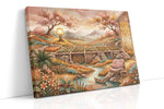 Elysian Fields of Daydreams boho canvas print, gallery-wrapped, ready to hang