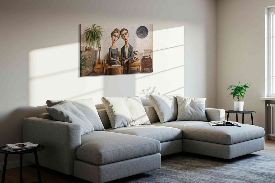 Whimsical Serenade in Stillness - Canvas Wall Art