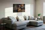 Moonlit Reflections of Knowledge darkacademia canvas print, gallery-wrapped, ready to hang — view 2