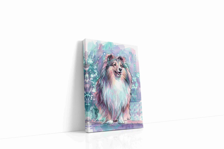 Mystical Canine Dreamscape dogs canvas print gallery-wrapped portrait canvas studio shot