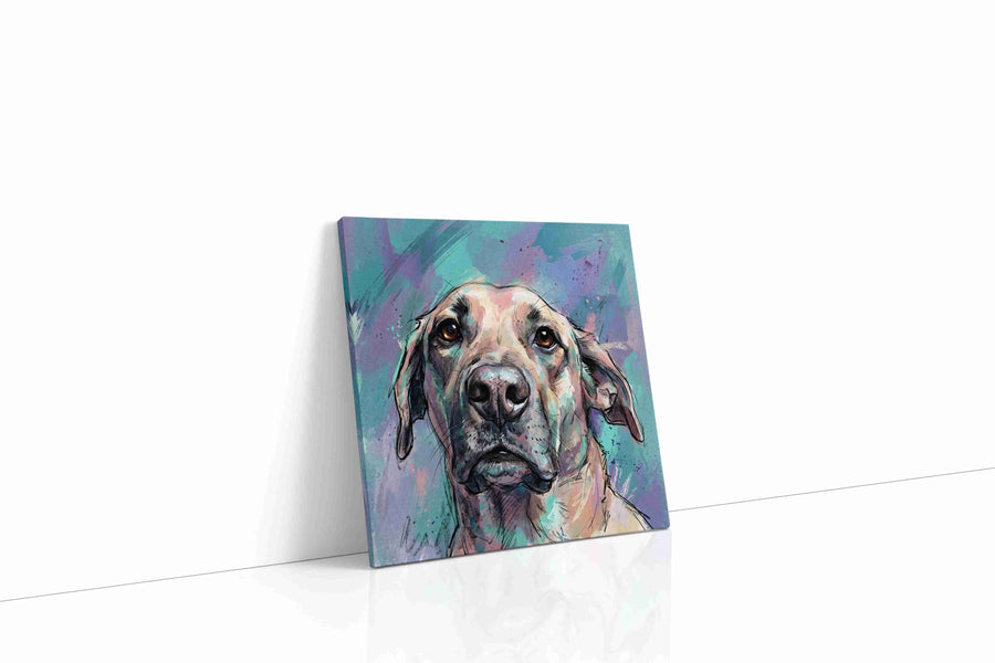 Whimsical Canine Reverie dogs canvas print, gallery-wrapped, ready to hang