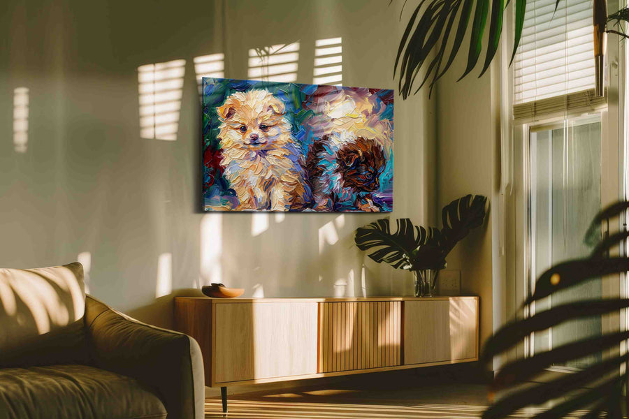 Whispers of Furry Dreams - Dog Wall Art, Dog Canvas Print, Dog Lover Gift