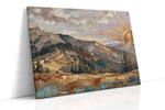 Sunlit Peaks of Solitude nature canvas print, gallery-wrapped, ready to hang