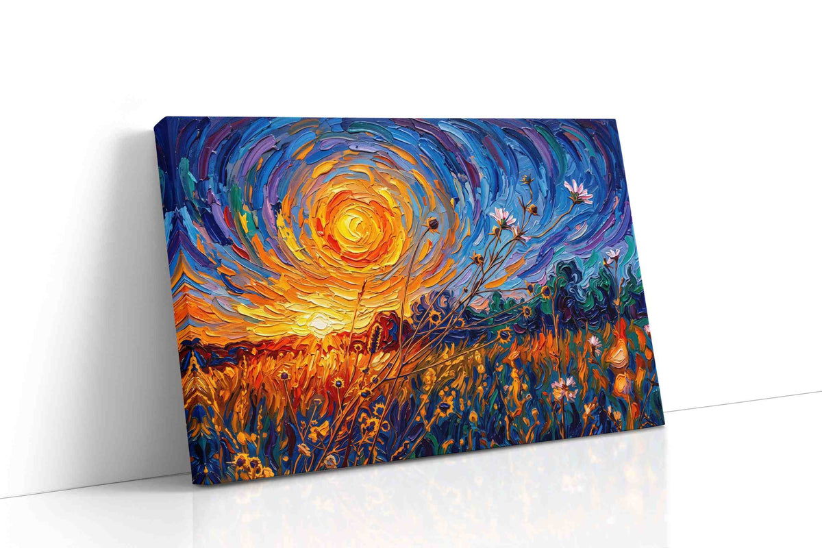 Whirlpool of Sunlit Dreams nature canvas print gallery-wrapped landscape canvas studio shot