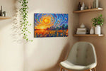 Whirlpool of Sunlit Dreams - Nature Wall Art, Scenic Canvas Print, Natural Landscape Art