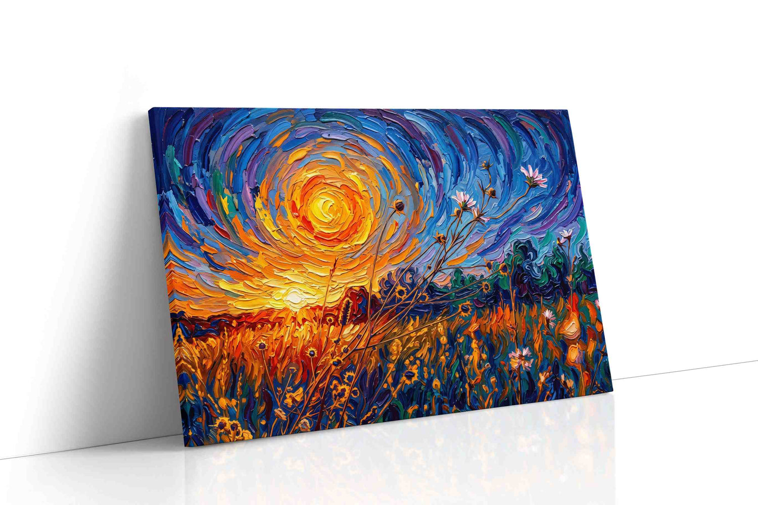 Whirlpool of Sunlit Dreams nature canvas print, gallery-wrapped, ready to hang
