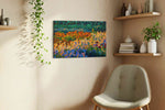 Whirlwind Symphony of Blooms - Nature Wall Art, Scenic Canvas Print, Natural Landscape Art