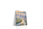 Whispers of Dawn Over River Valleys nature canvas print gallery-wrapped canvas studio shot