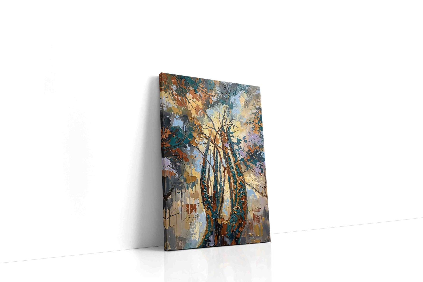Whispers of the Enchanted Canopy nature canvas print, gallery-wrapped, ready to hang