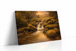 Whispers of the Golden Stream nature canvas print gallery-wrapped landscape canvas studio shot