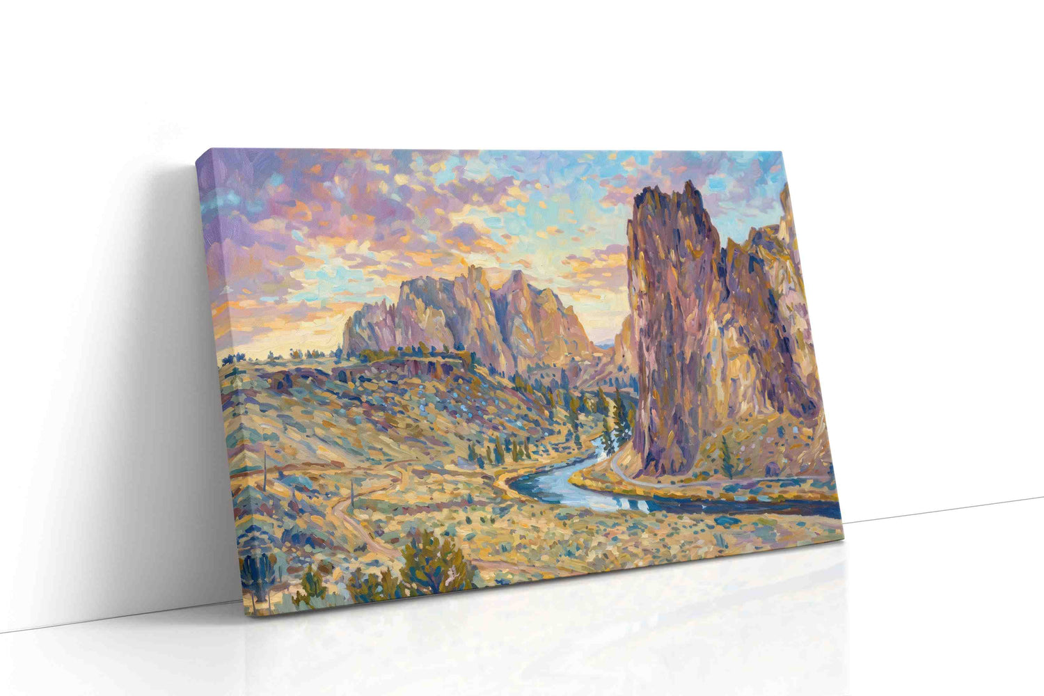 Whispers of the Painted Canyon nature canvas print, gallery-wrapped, ready to hang