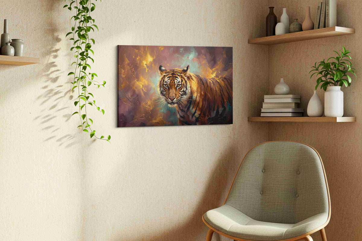 Ember Stride of the Majestic animals canvas print, hanging on wall — view 3