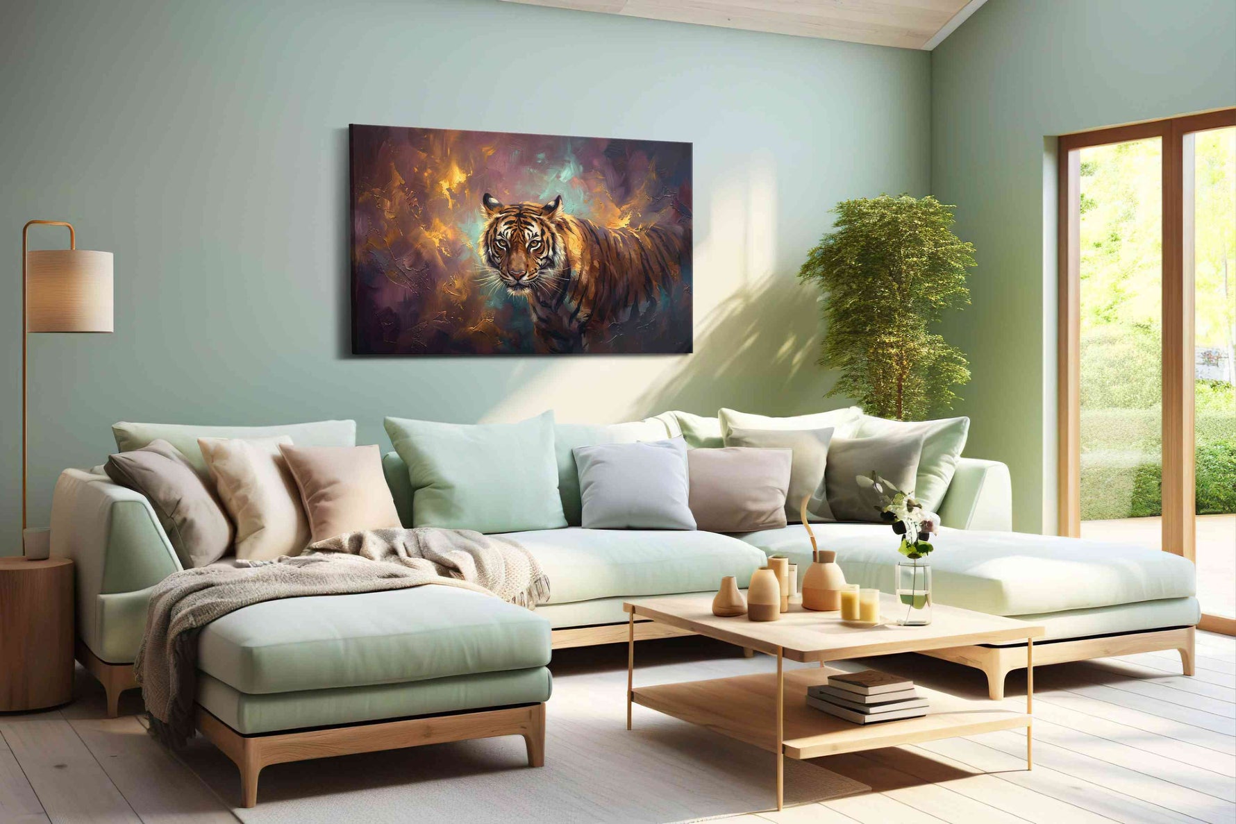 Ember Stride of the Majestic - Animal Wall Art, Wildlife Canvas Print, Animal Lover Decor