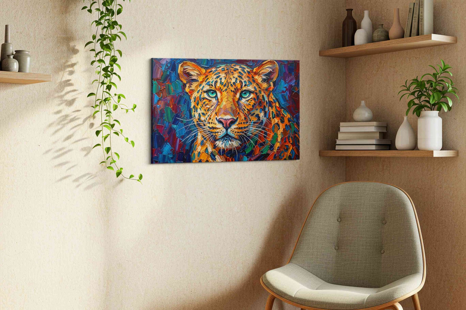 Ethereal Jungle Majesty - Animal Wall Art, Wildlife Canvas Print, Animal Lover Decor