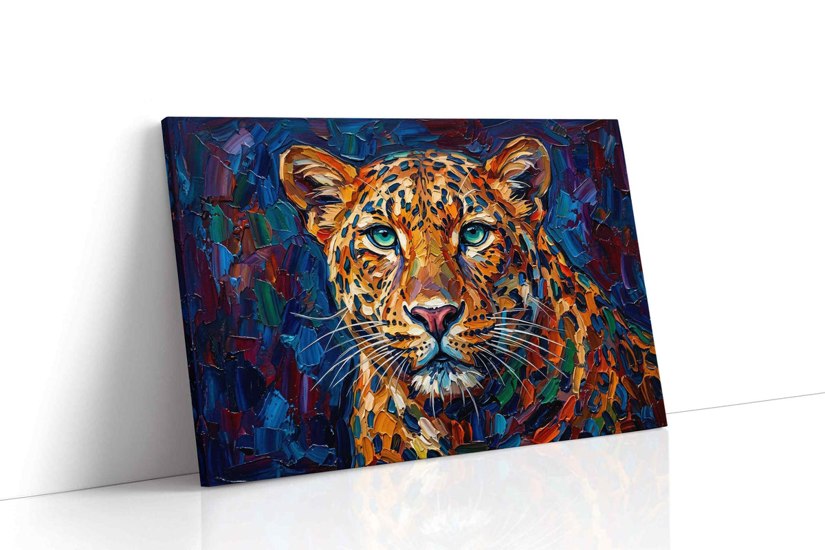 Ethereal Jungle Majesty animals canvas print gallery-wrapped landscape canvas studio shot