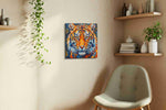 Fierce Elegance in Prism Hues - Animal Wall Art, Wildlife Canvas Print, Animal Lover Decor