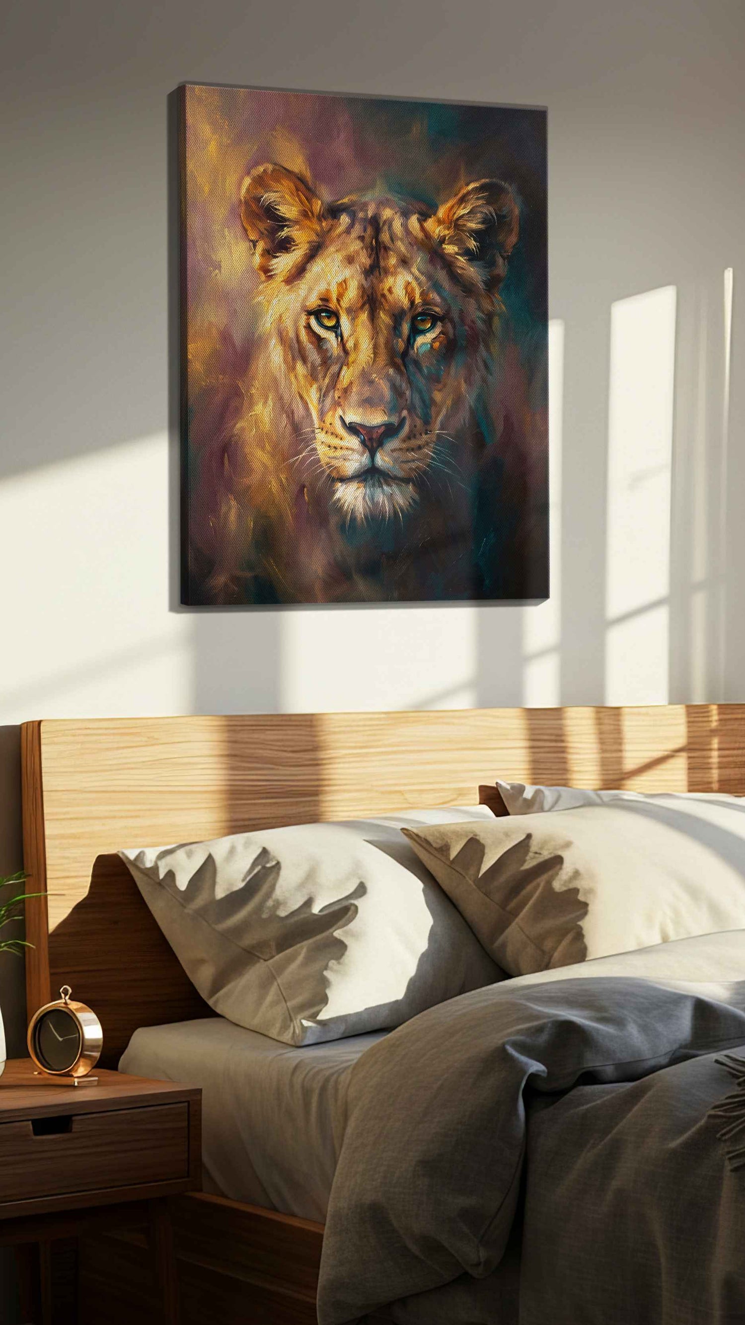 Silent Majesty in Twilight - Animal Wall Art, Wildlife Canvas Print, Animal Lover Decor