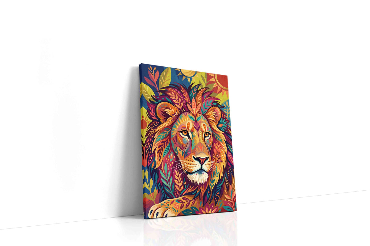 Vibrant Jungle Majesty - Animal Wall Art, Wildlife Canvas Print, Animal Lover Decor