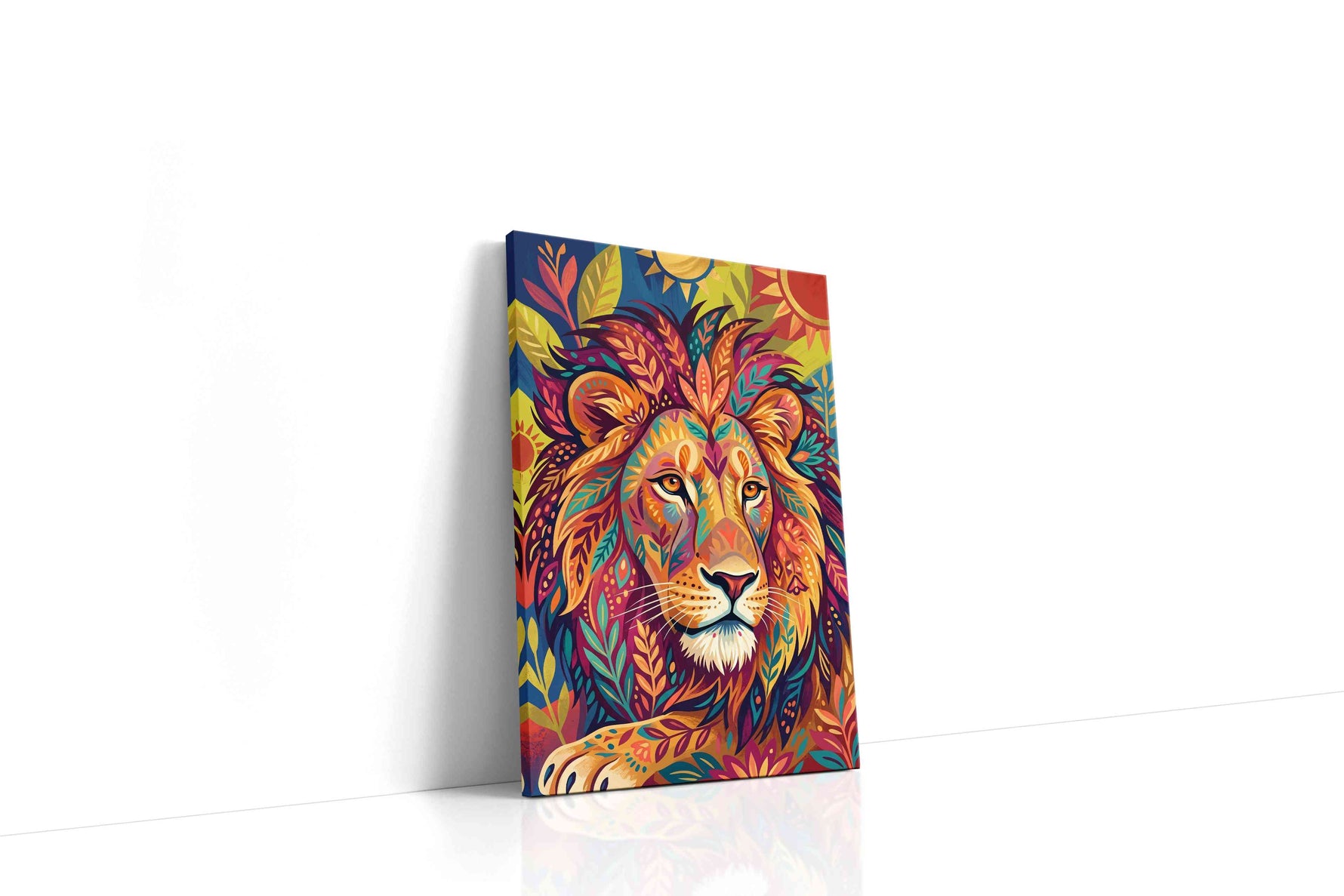 Vibrant Jungle Majesty - Animal Wall Art, Wildlife Canvas Print, Animal Lover Decor