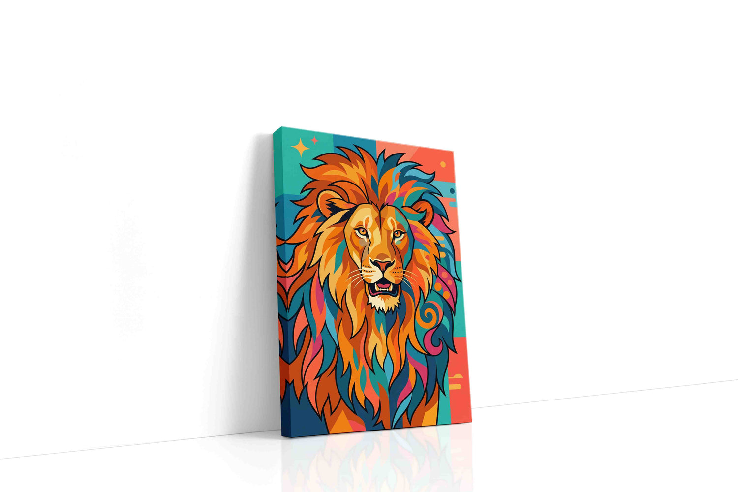 Vibrant Majesty - Animal Wall Art, Wildlife Canvas Print, Animal Lover Decor