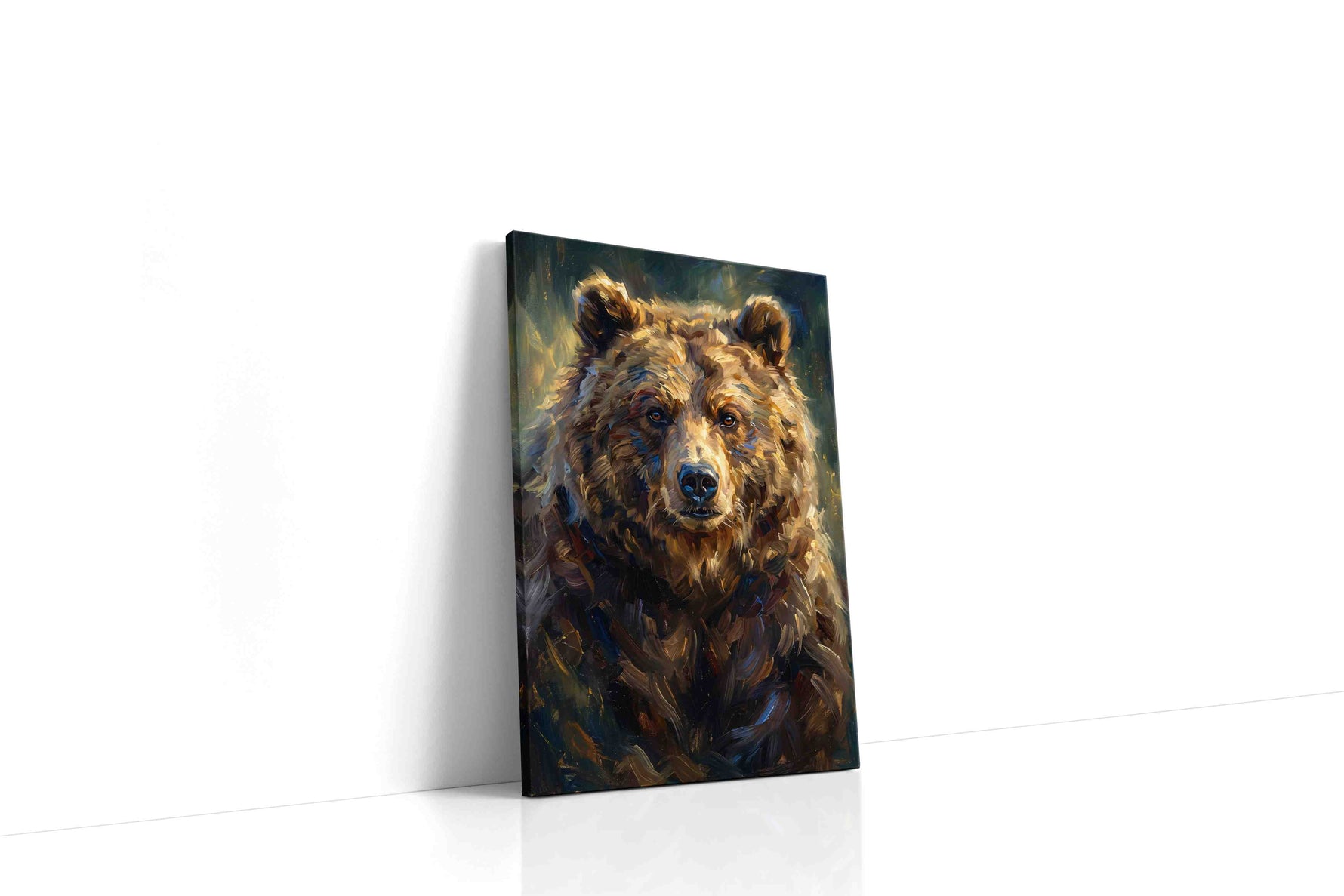 Majestic Wilderness Sentinel - Bear Wall Art, Wildlife Canvas Print, Nature Animal Art