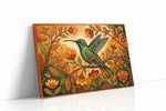 Ethereal Harmony in Bloom birds canvas print gallery-wrapped landscape canvas studio shot