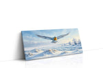 Flight of Winter's Spirit birds canvas print, gallery-wrapped, ready to hang