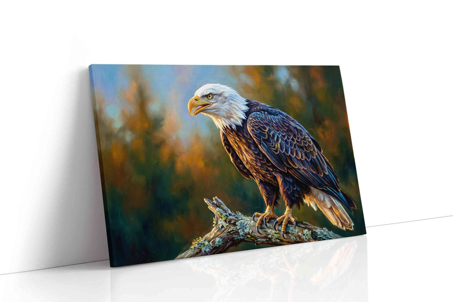 Majestic Vigil at Dusk birds canvas print, gallery-wrapped, ready to hang