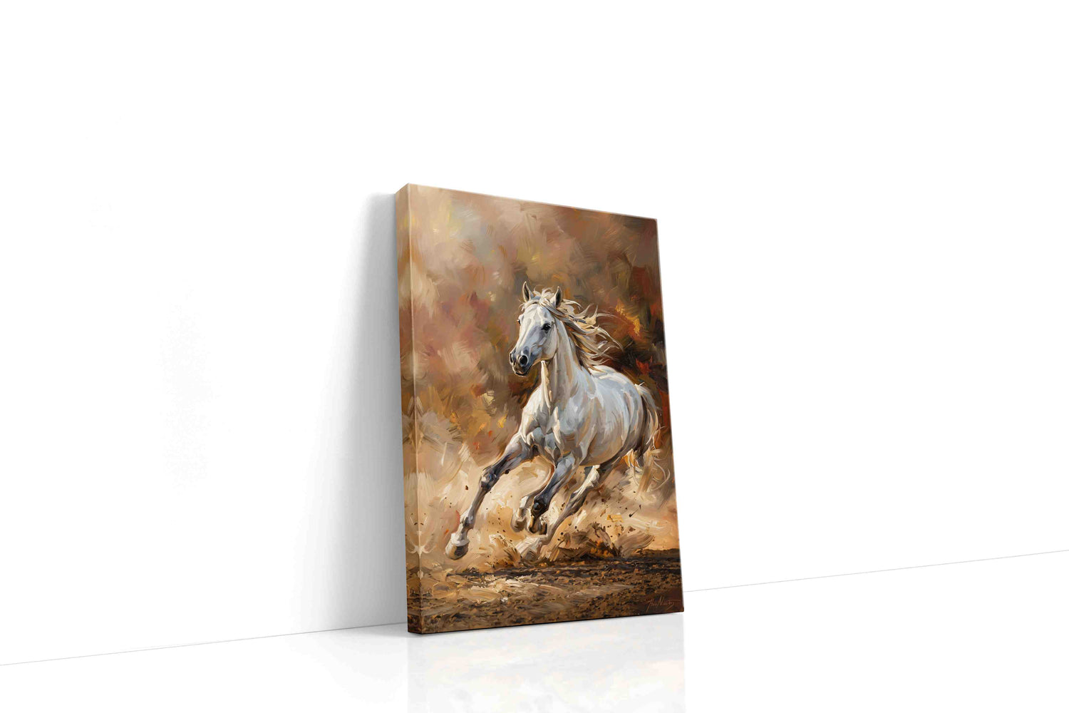 Eclipse of Freedom horses canvas print, gallery-wrapped, ready to hang