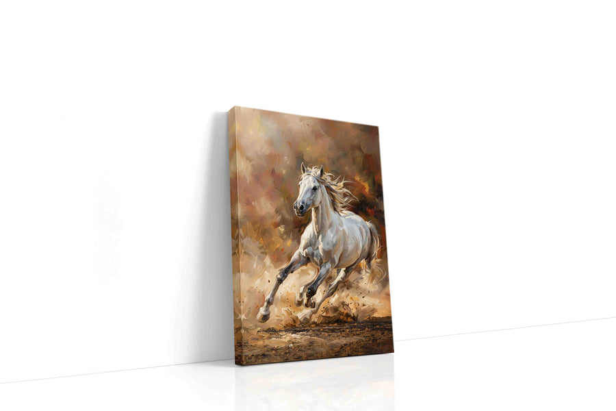 Eclipse of Freedom horses canvas print, gallery-wrapped, ready to hang