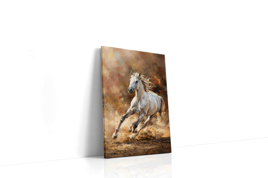 Eclipse of Freedom horses canvas print gallery-wrapped portrait canvas studio shot