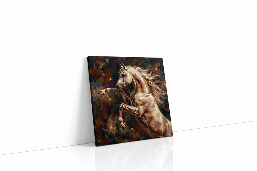 Ethereal Stallion Symphony horses canvas print, gallery-wrapped, ready to hang