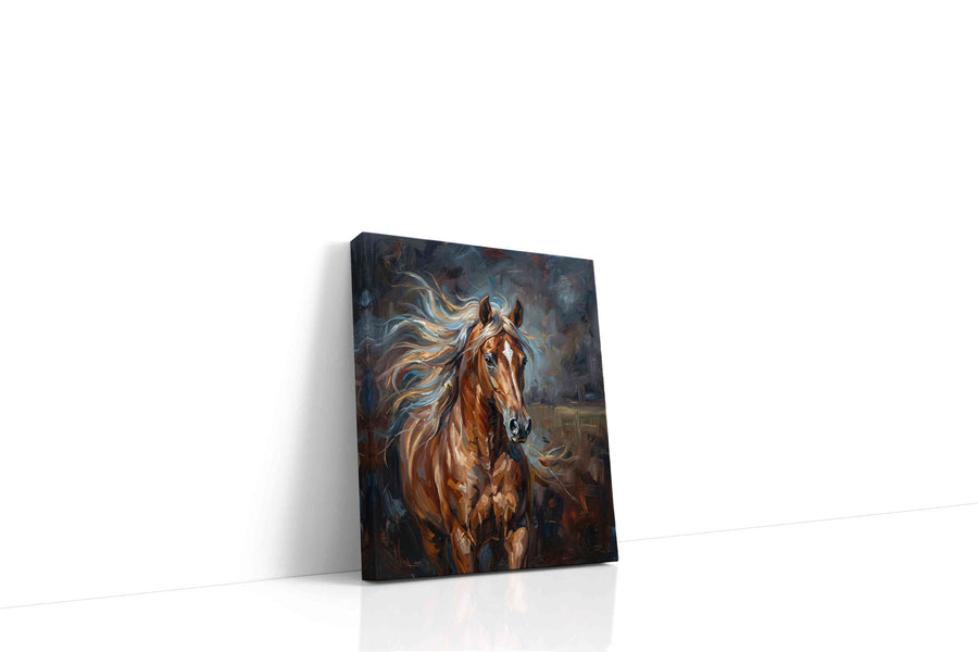 Storm's Ethereal Gallop horses canvas print, gallery-wrapped, ready to hang