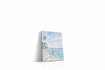 Pastel Tide Reverie beach canvas print, gallery-wrapped, ready to hang