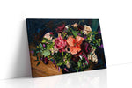 Midnight Bouquet Reverie floral canvas print, gallery-wrapped, ready to hang