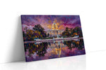Violet Reverie on Capitol Lake landmarks canvas print, gallery-wrapped, ready to hang