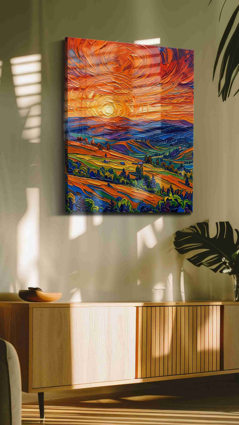 Solstice Over Cobalt Hills