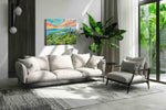 Where the Trade Winds Sing landscape canvas print, on wall, lifestyle preview