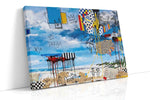 Chaos Over Dream Shore modern canvas print, gallery-wrapped, ready to hang