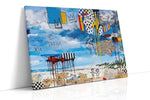 Chaos Over Dream Shore - Modern Wall Art, Contemporary Canvas Print, Minimalist Decor