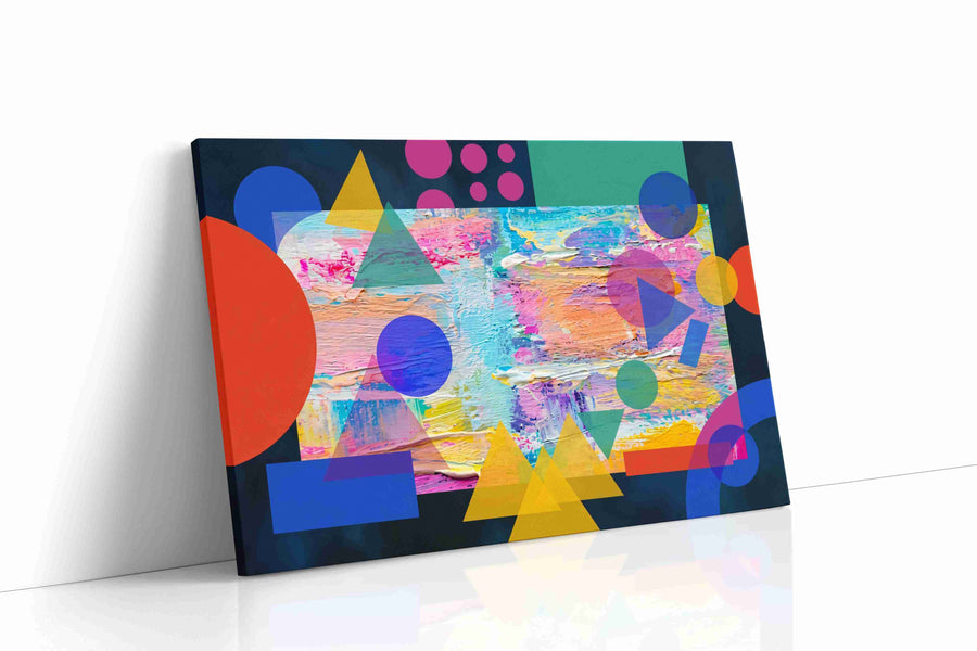 Neon Tectonics Reverie modern canvas print, gallery-wrapped, ready to hang
