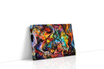 Solar Rhapsody in Black modern canvas print, gallery-wrapped, ready to hang