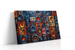 Electric Echo Mosaic music canvas print gallery-wrapped landscape canvas studio shot