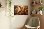 Embers of a Midnight Serenade music canvas print, hanging on wall — view 3
