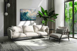 Aurora Tide Ascending ocean canvas print, on wall, lifestyle preview