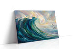 Aurora Tide Ascending ocean canvas print gallery-wrapped landscape canvas studio shot