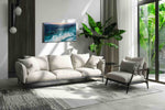 Foam Beneath the Last Light ocean canvas print, hanging on wall