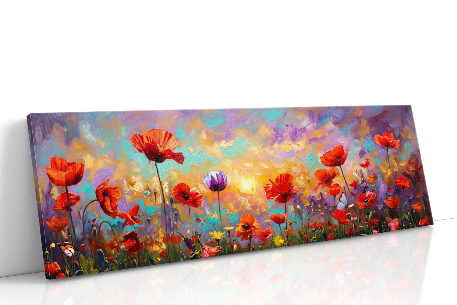Aurora Poppy Reverie poppies canvas print, gallery-wrapped, ready to hang